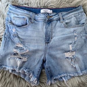Carly Jean Los Angeles Denim Shorts